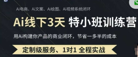 AI实操培训第20-21期线下，0基础保姆级教程，3月最新整理，企业获客、降本增效、打造超级个体-智屿梦轻创